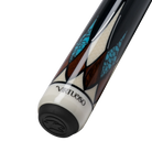 Cocobolo and Blue Virtuoso Carom Cue Butt