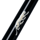 Cocobolo and Blue Virtuoso Carom Cue Forearm with Logo