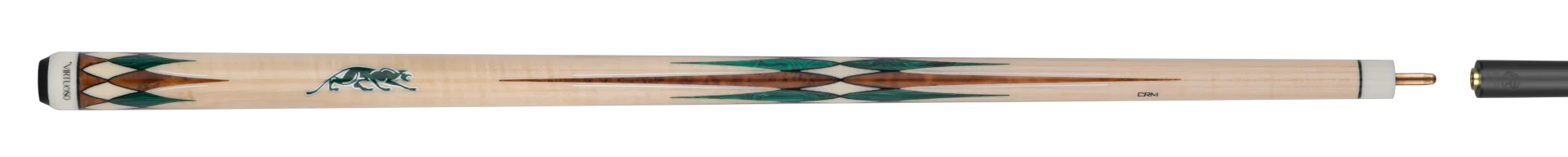 Carom Virtuoso Maple Green Malachite Full Cue 