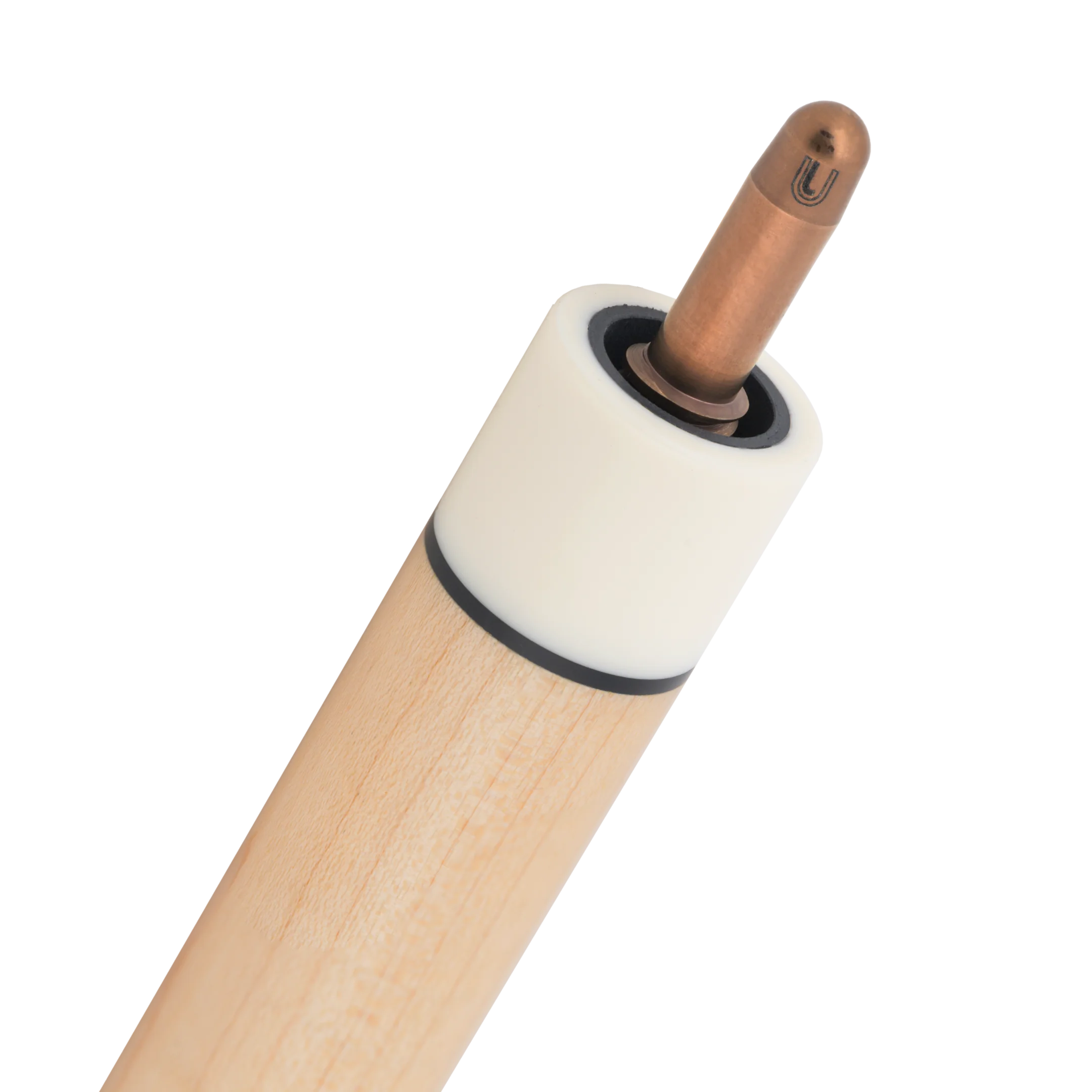 Maple and Pink Virtuoso Carom Cue Uni-Loc Pin