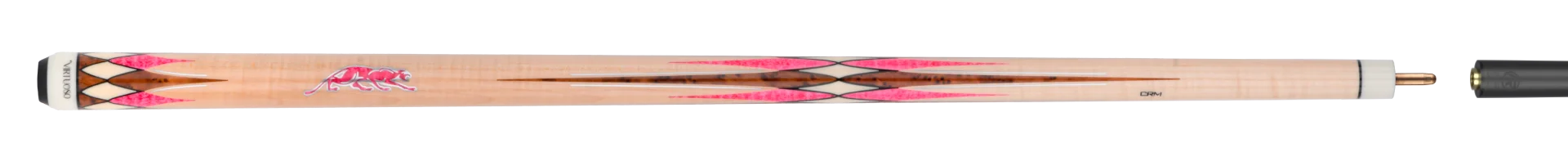 Maple and Pink Virtuoso Carom Cue Full Cue