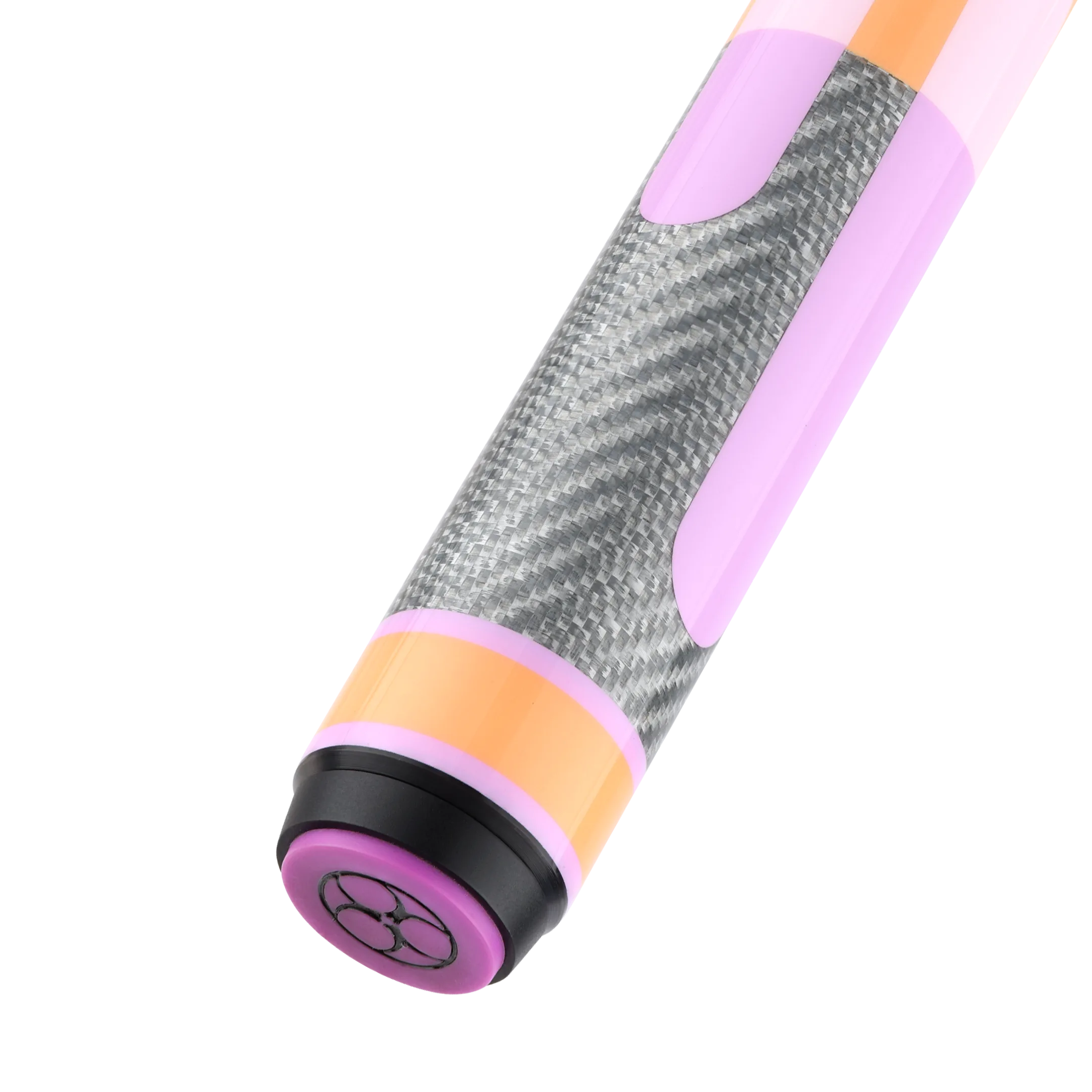 POISON Candy peach and lavender design butt at a 30 degree angle