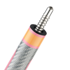 POISON Candy peach and pink radial pin