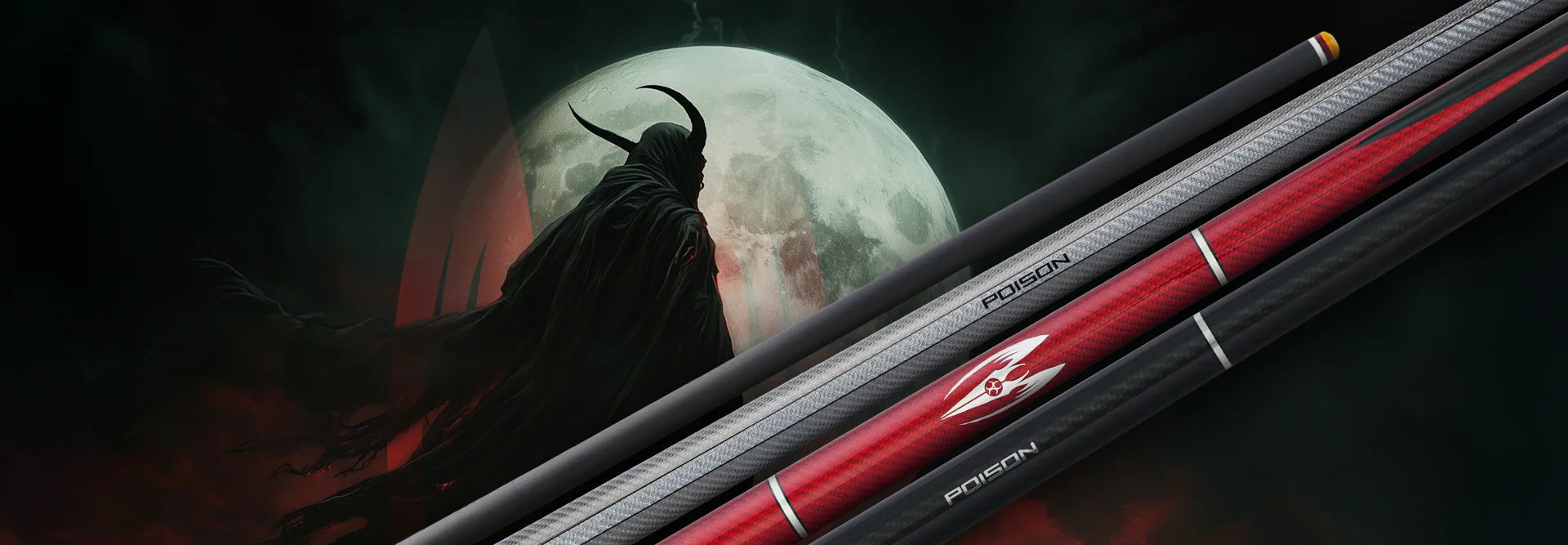 Poison Pool Cues by Predator | Venom Carbon Fiber Shafts