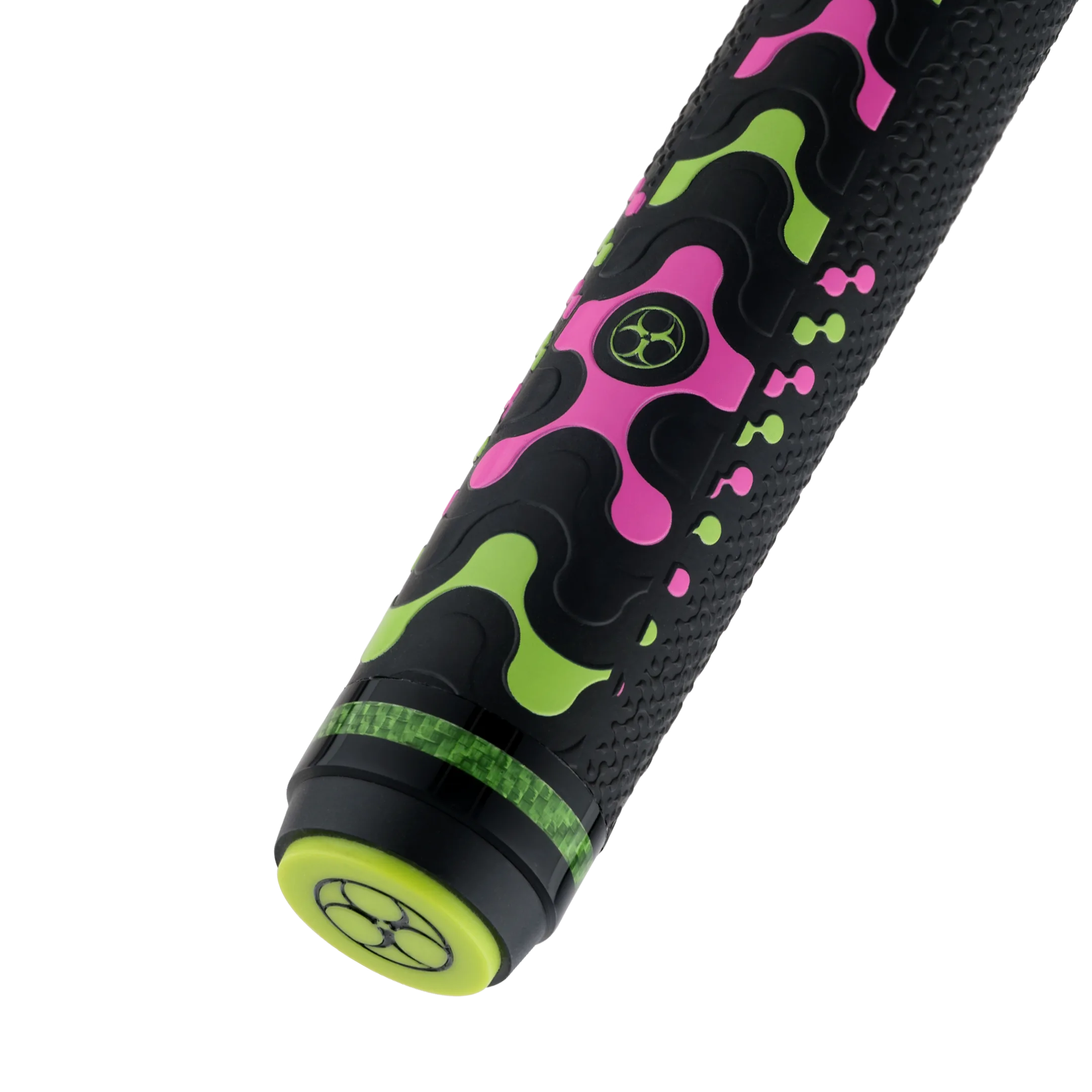 POISON BRK green and pink butt closeup at a 30 degree angle