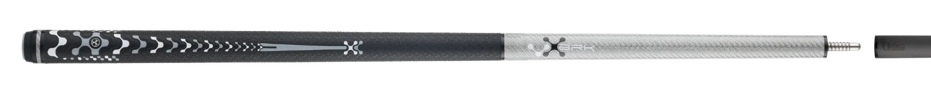VX Gray and Black Full Break Stick Paired With Carbon Fiber Shaft