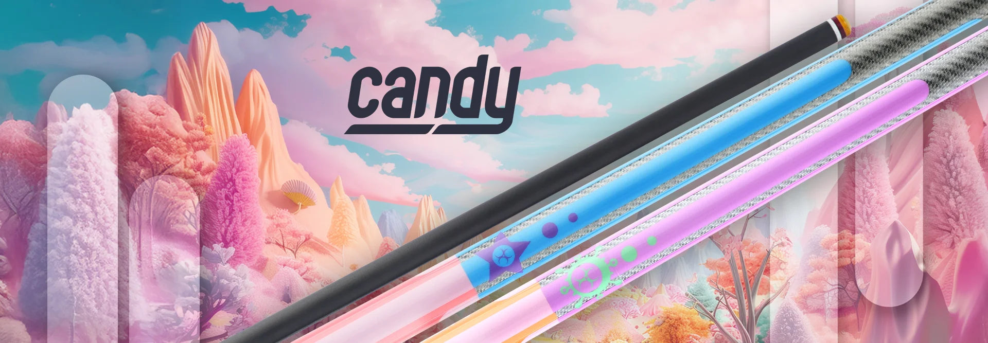 Poison Candy Pool Cues by Predator with Venom Carbon shaft - Sweet