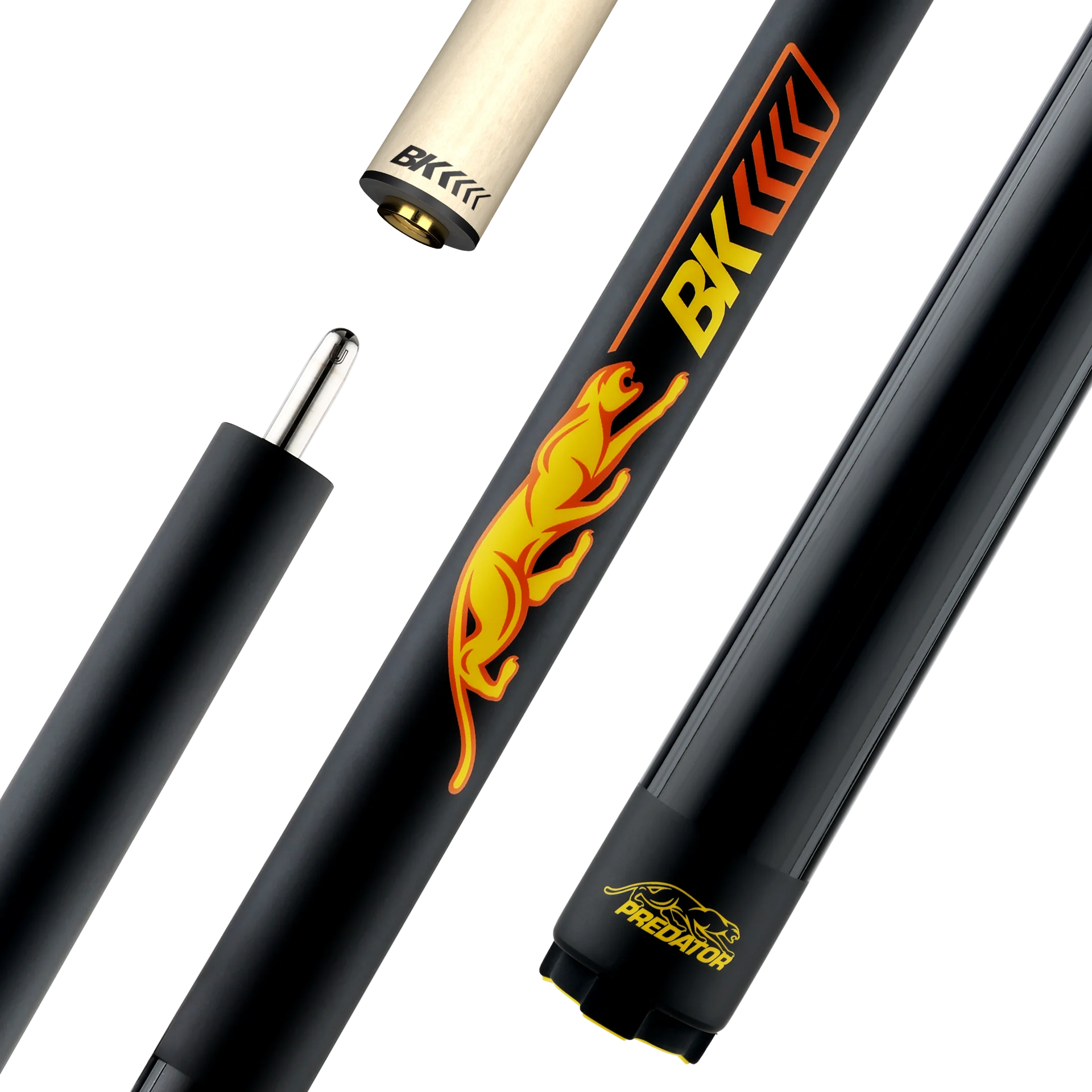 Predator BK4 Black Break Cue Stick - No Wrap – PredatorCues.com