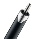 P3 pool cue black luxe leather wrap uni-loc pin