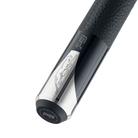 Predator P3 Black Leather Luxe Wrap Pool Cue Butt Radial Pin with Brand Mark Rotated