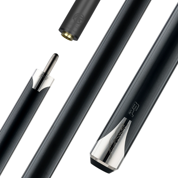 Predator P3 Black Pool Cue Stick without Wrap – PredatorCues.com