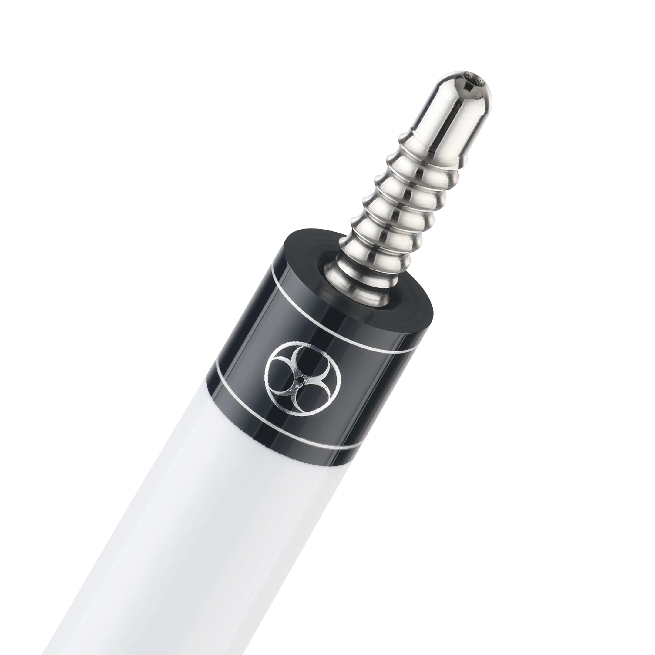 Maelith White and Black Vinyl Wrap Radial Pin