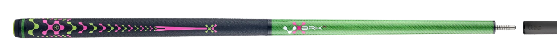 POISON BRKX green and pink butt full cue