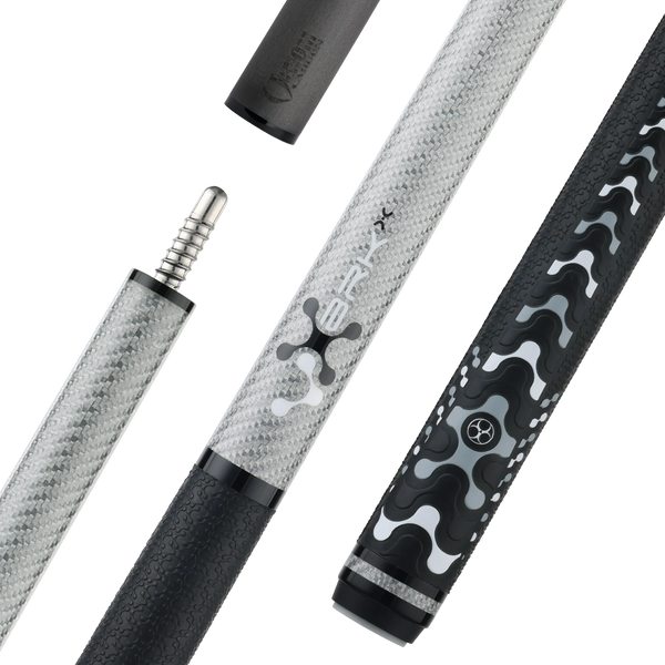 RB　Venom jump cue Poison VX Jump/Break Cue with Venom Carbon Fiber Shaft - Gray
