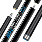 BK Rush+ Black No Wrap Jump/Break Cue with Logo