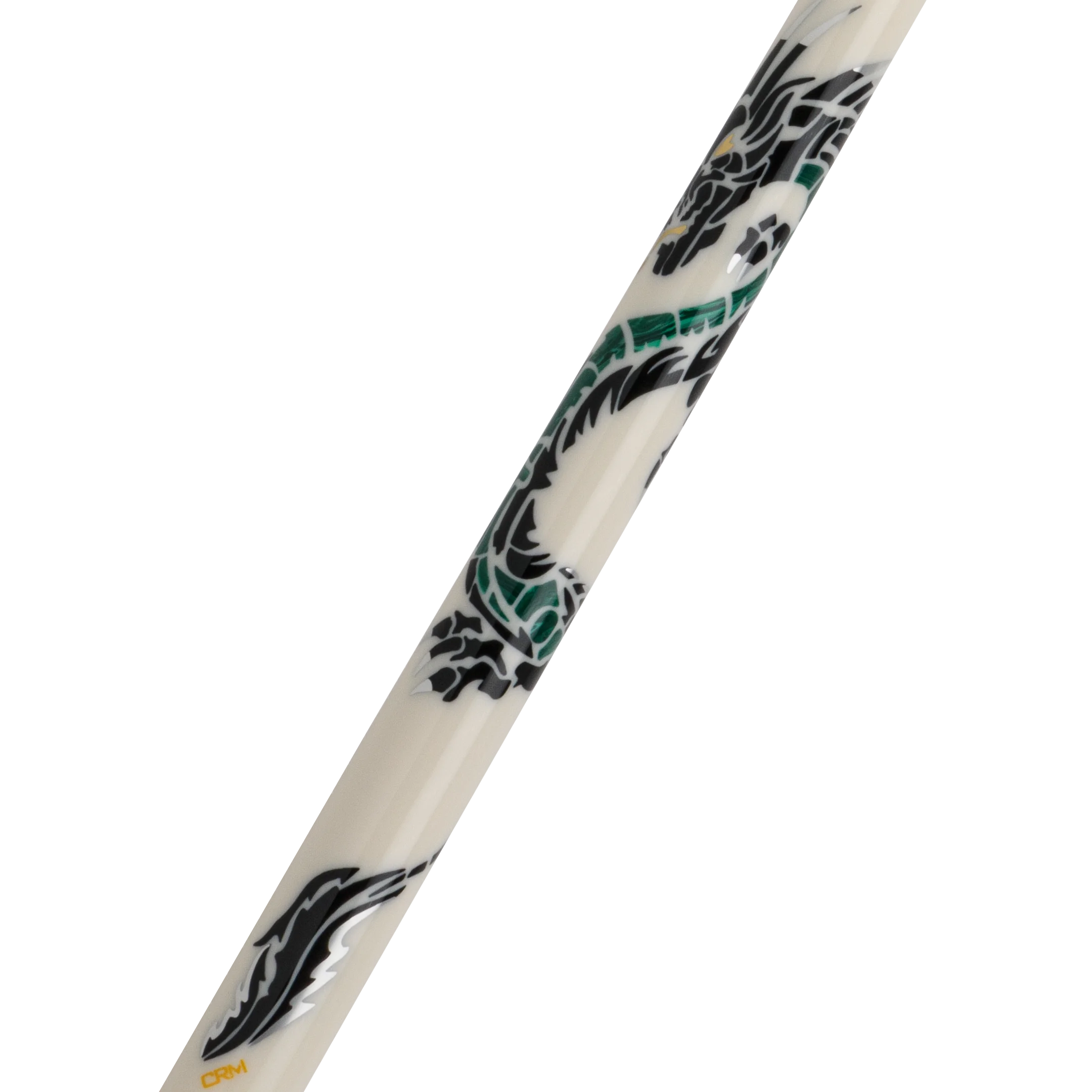 Limited Edition Green Dragon1 Carom Cue with Forearm Dragon Design