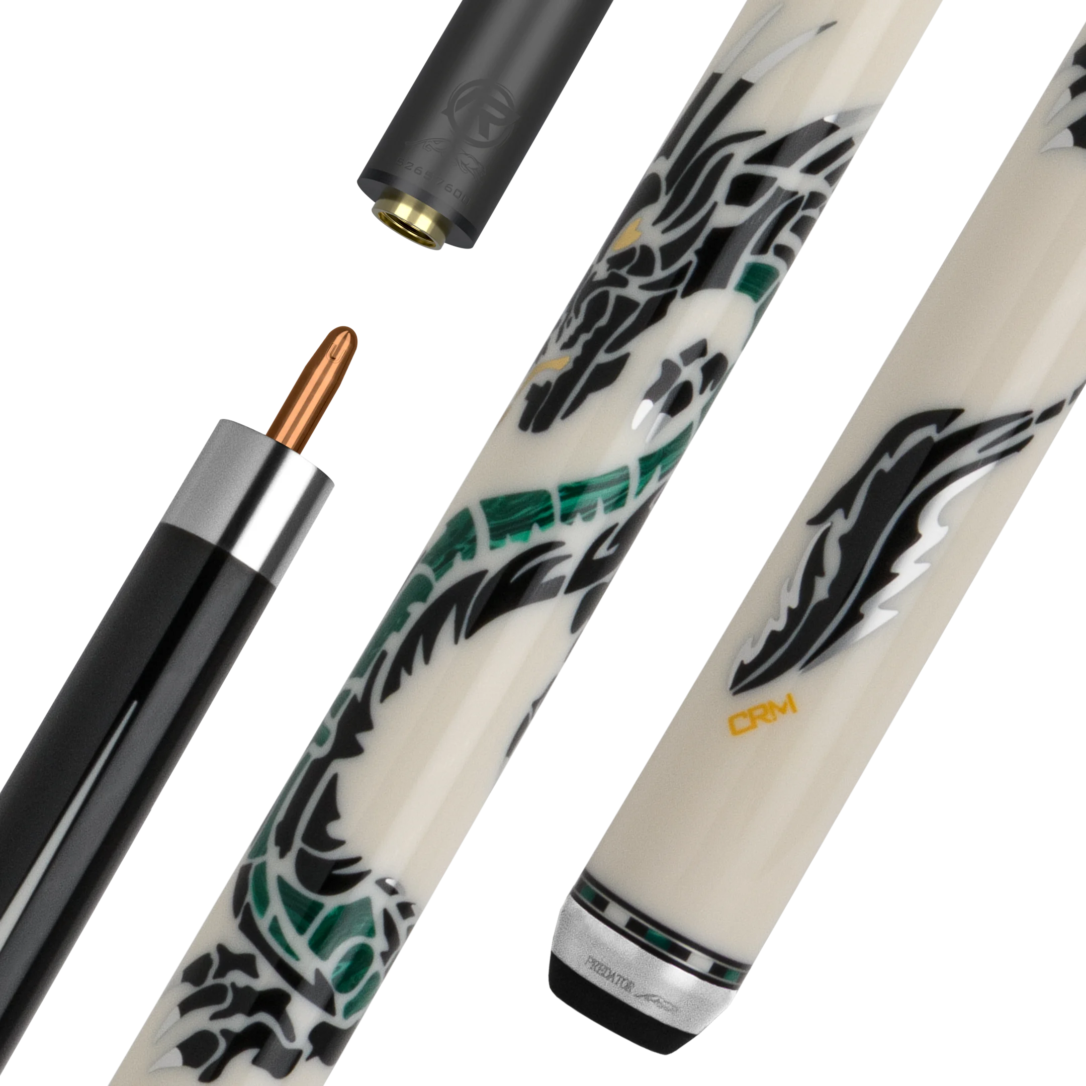 Limited Edition Green Dragon1 Carom Cue with Logo
