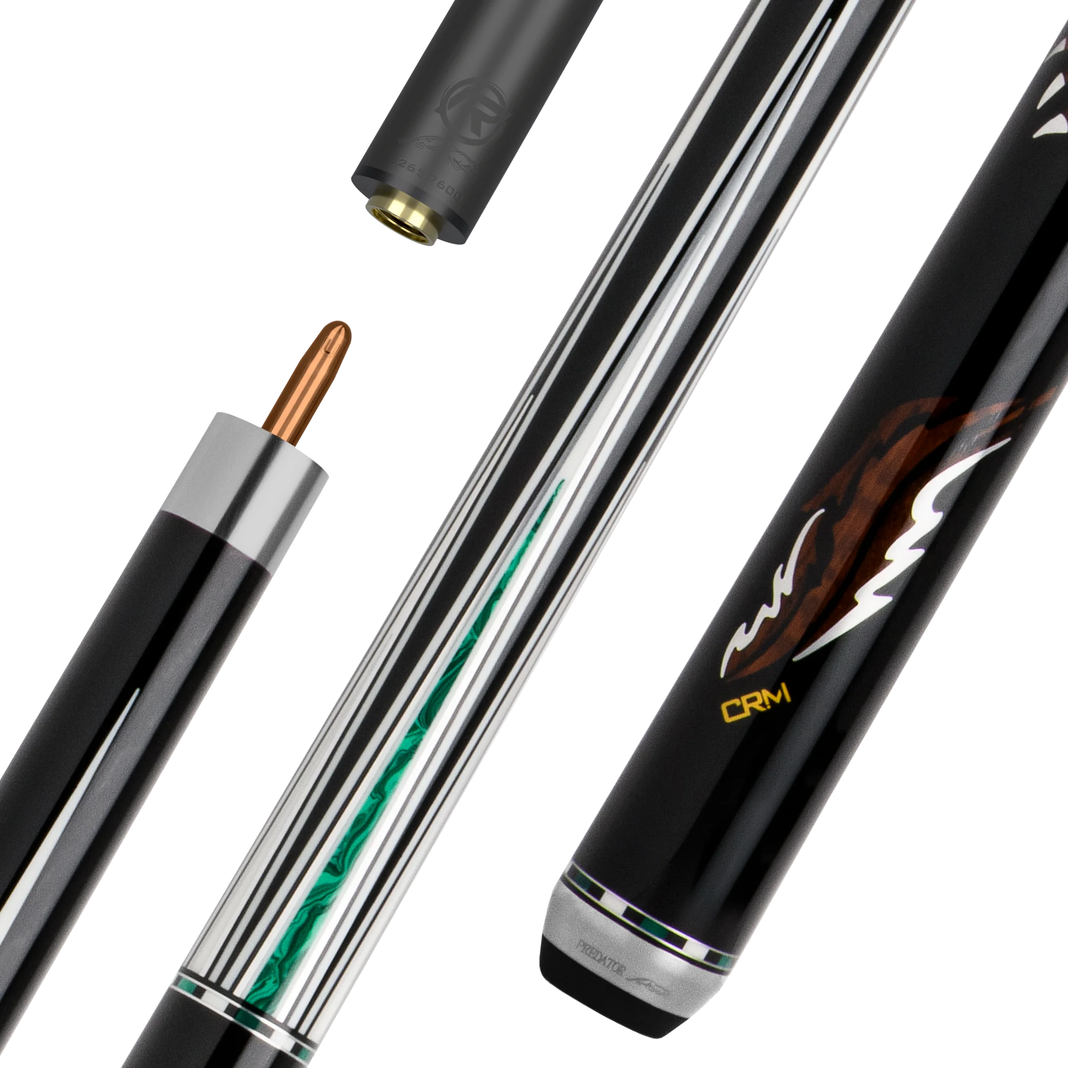 Limited Edition Green Dragon2 Carom Cue with Shaft Design