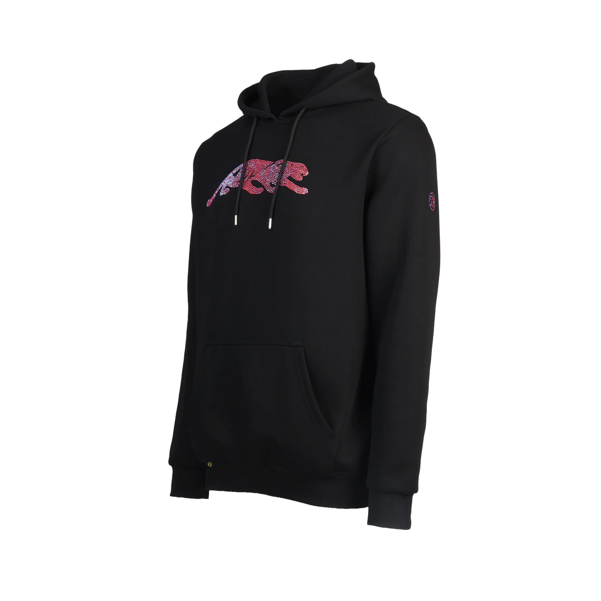 Champion Shine Hoodie Black with Pink Panther
