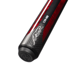 P3 carom cue burgundy carbon butt