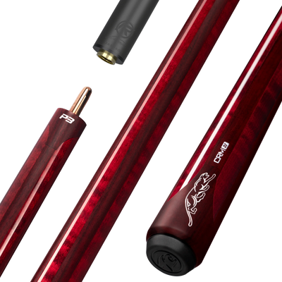 P3 carom cue burgundy rosewood 
