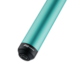 Predator P3 Painted Teal No Wrap Pool Cue Butt Radial Pin with Brand Mark Rotated