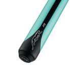 P3 Painted Teal No Wrap Pool Cue Butt With Predator Brand Mark Radial Pin