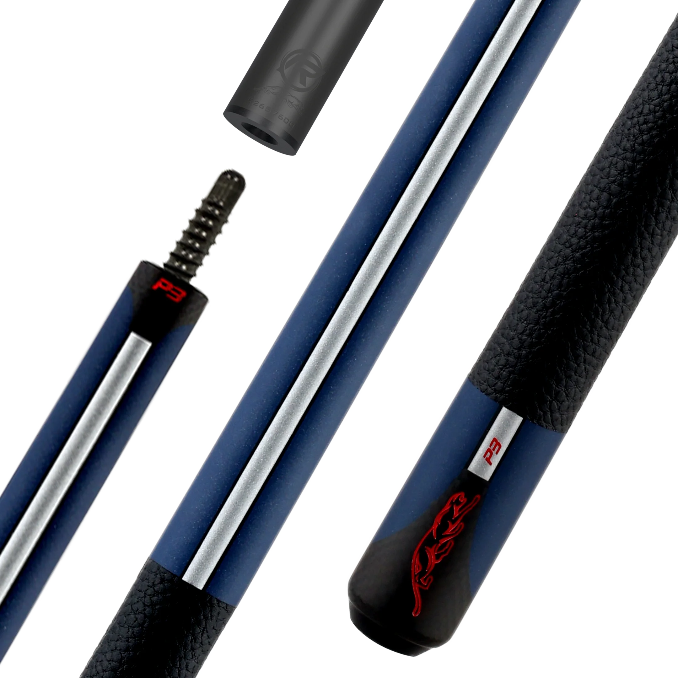 Predator P3 July 4th Leather Luxe Wrap Professional Pool Cue Radial Joint
