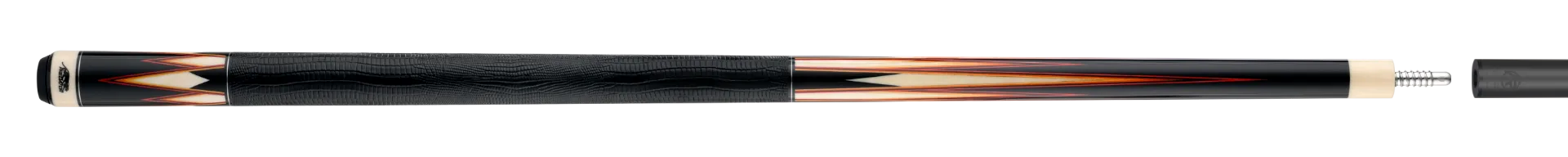 Limited Edition TS16 Pool Cue Red and Orange Full Cue