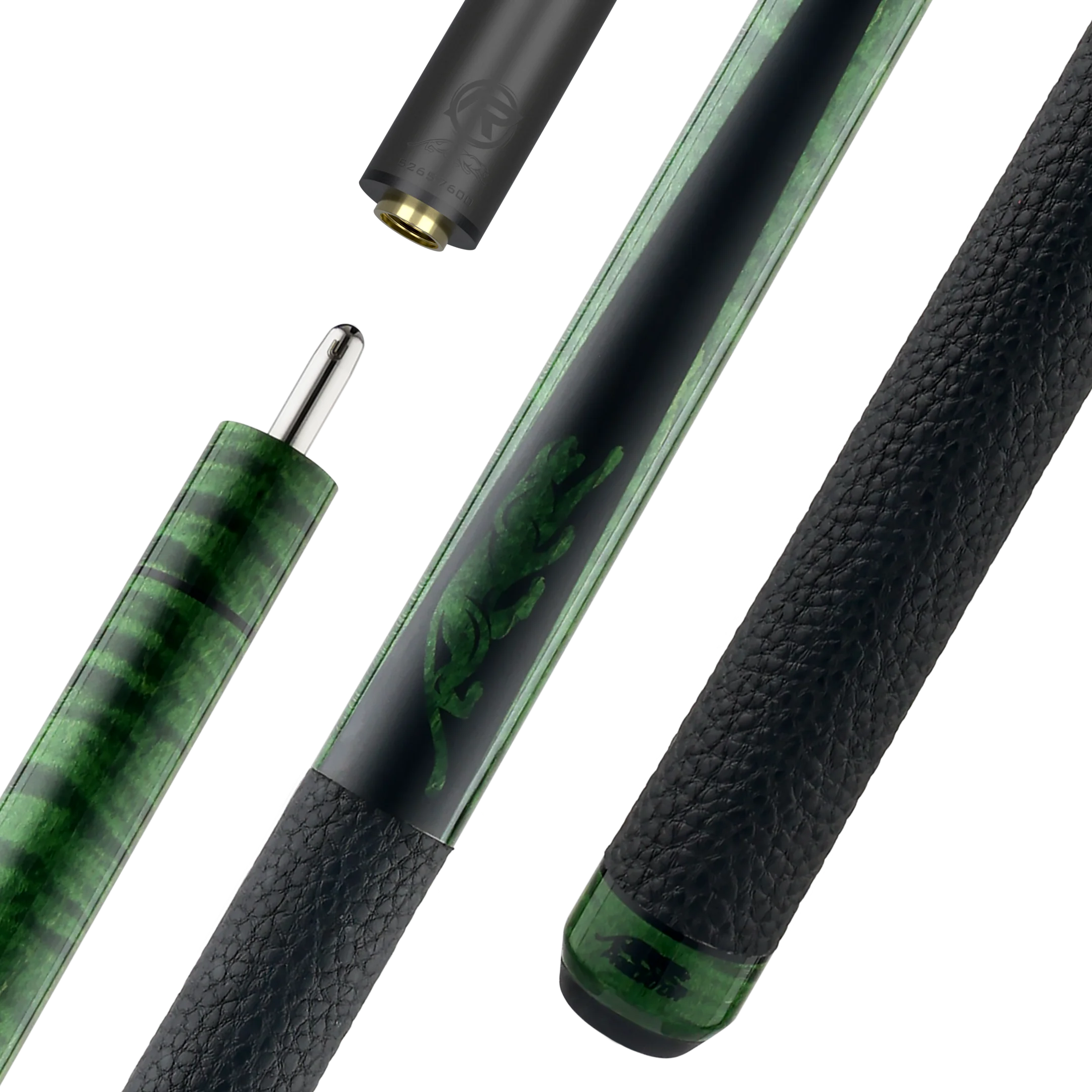SP2 Green Stained 2 Professional Pool Cue