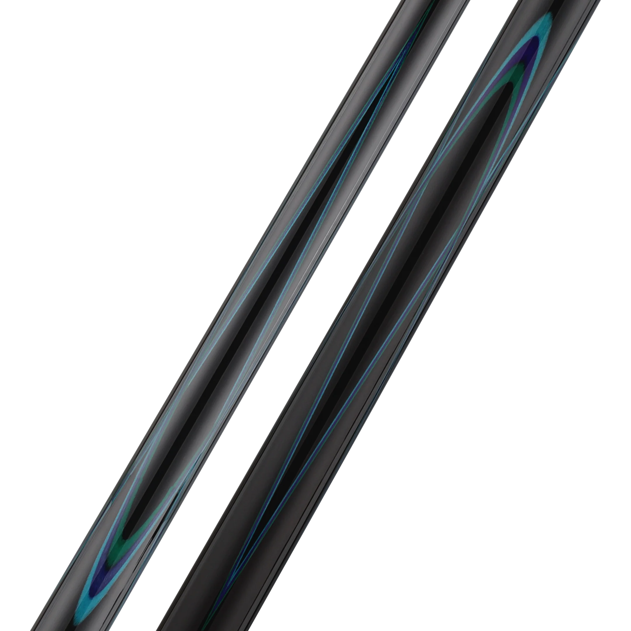 Predator Double Butterfly Gen2 Teal/Purple/Green Pool Cue Inlay