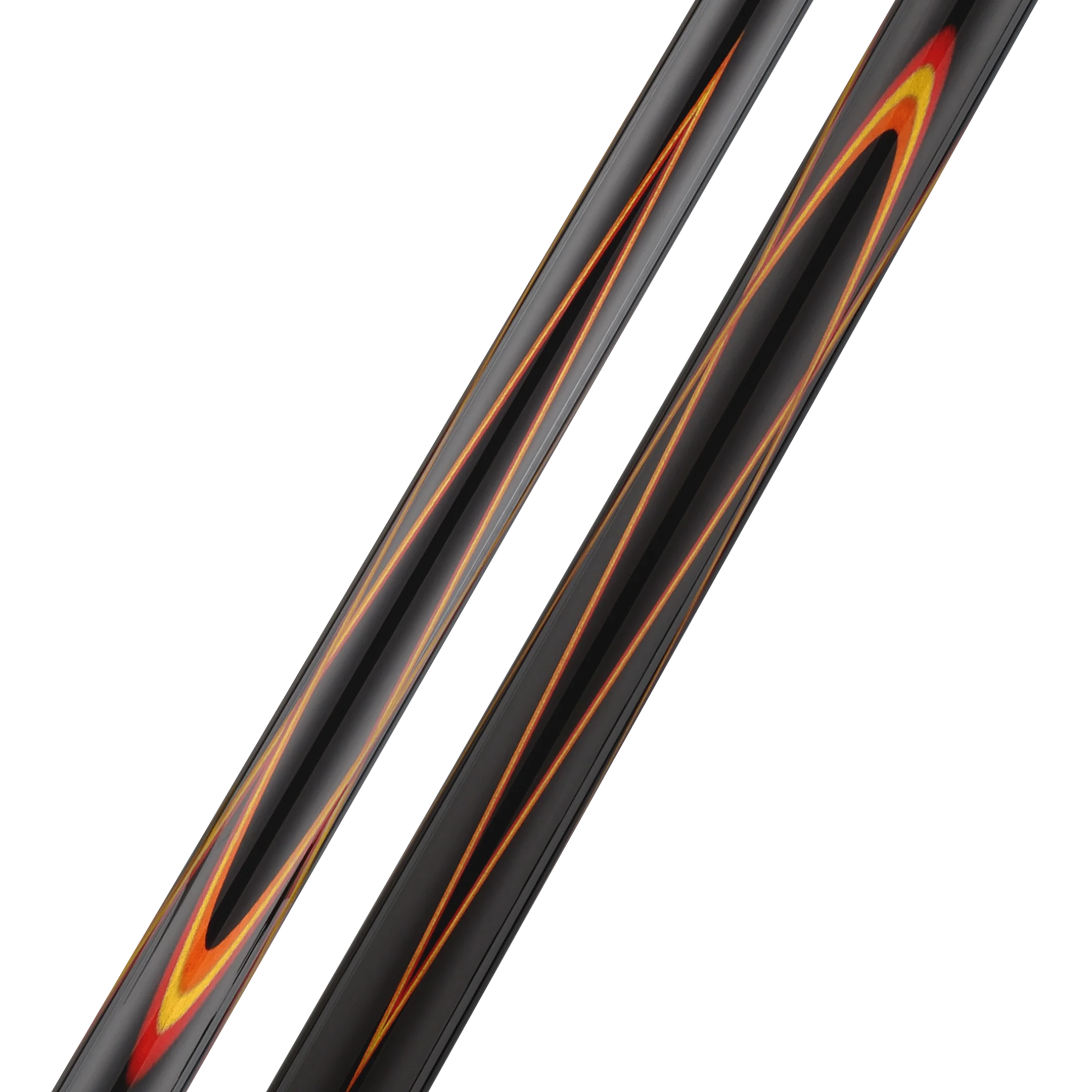 Predator Double Butterfly Gen2 Red/Yellow/Orange Pool Cue Inlay