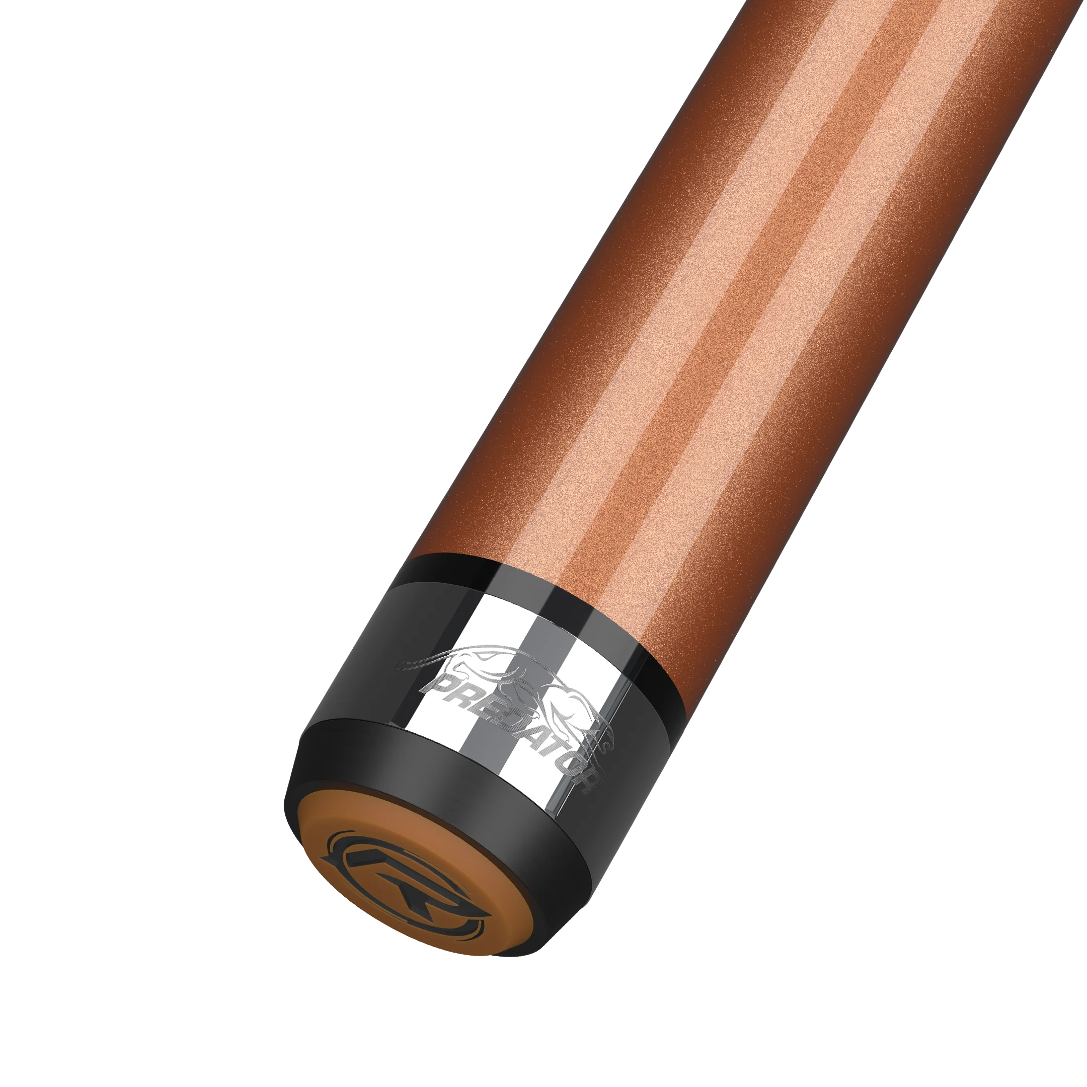 BK Rush Tiger Eye No Wrap Break Cue Butt With Predator Brand Mark