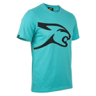 Tshirt Teal and Black Front
