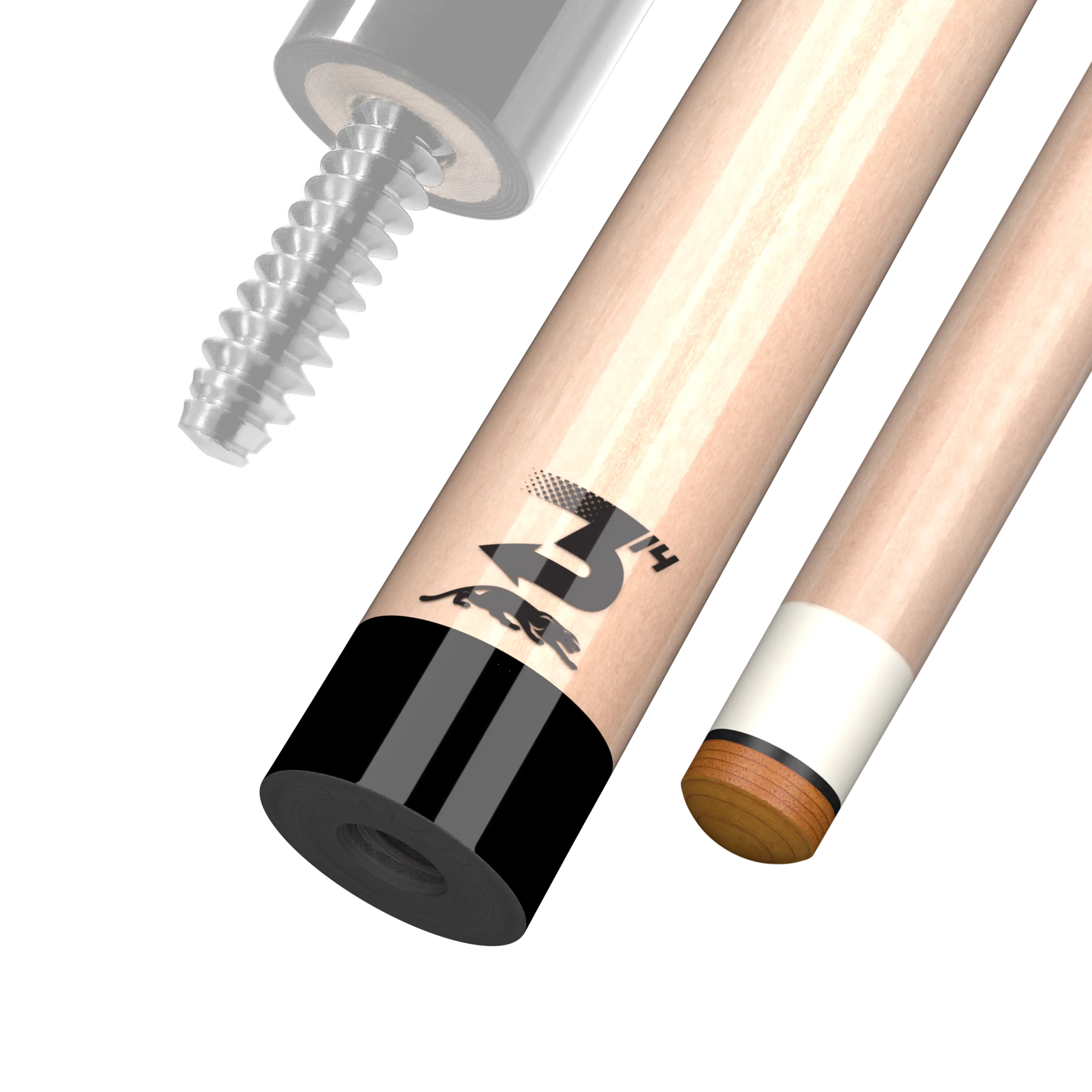 314-3 radial 3/8x10 with thick black collar