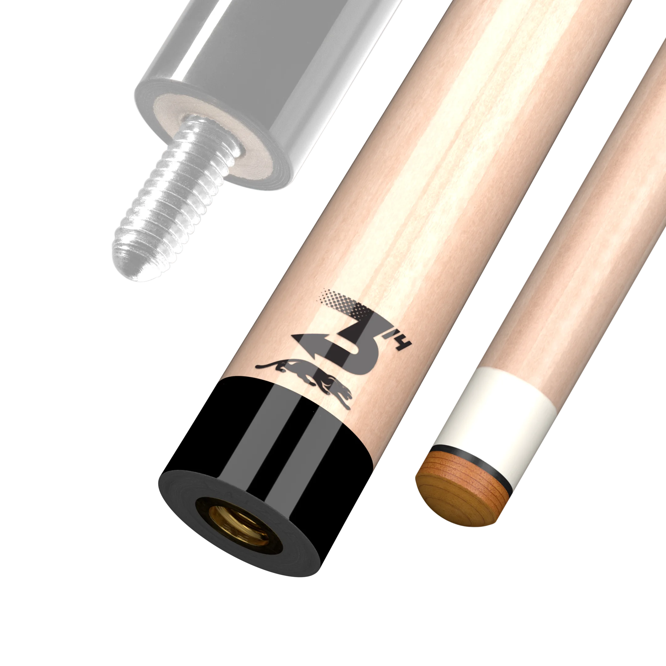 314-3 radial 5/16x18 with thick black collar