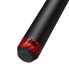 Predator SP2 Carom Cue Tembaga Butt Black Logo on Red
