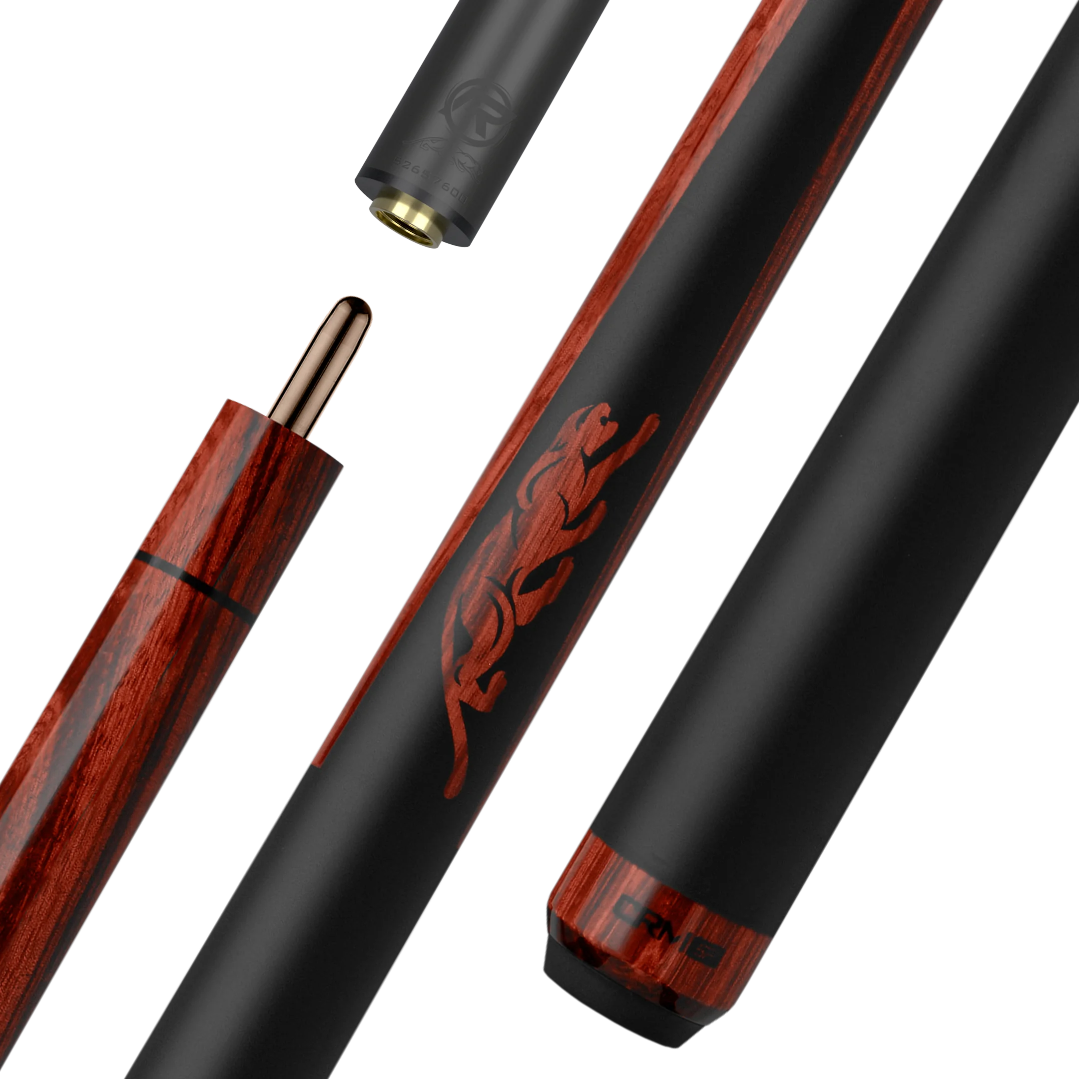 Predator SP2 Carom Cue Tembaga Red Logo