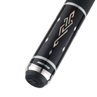 Blak5 1 Pool Cue Leather Wrap Butt Closeup with Predator Logo