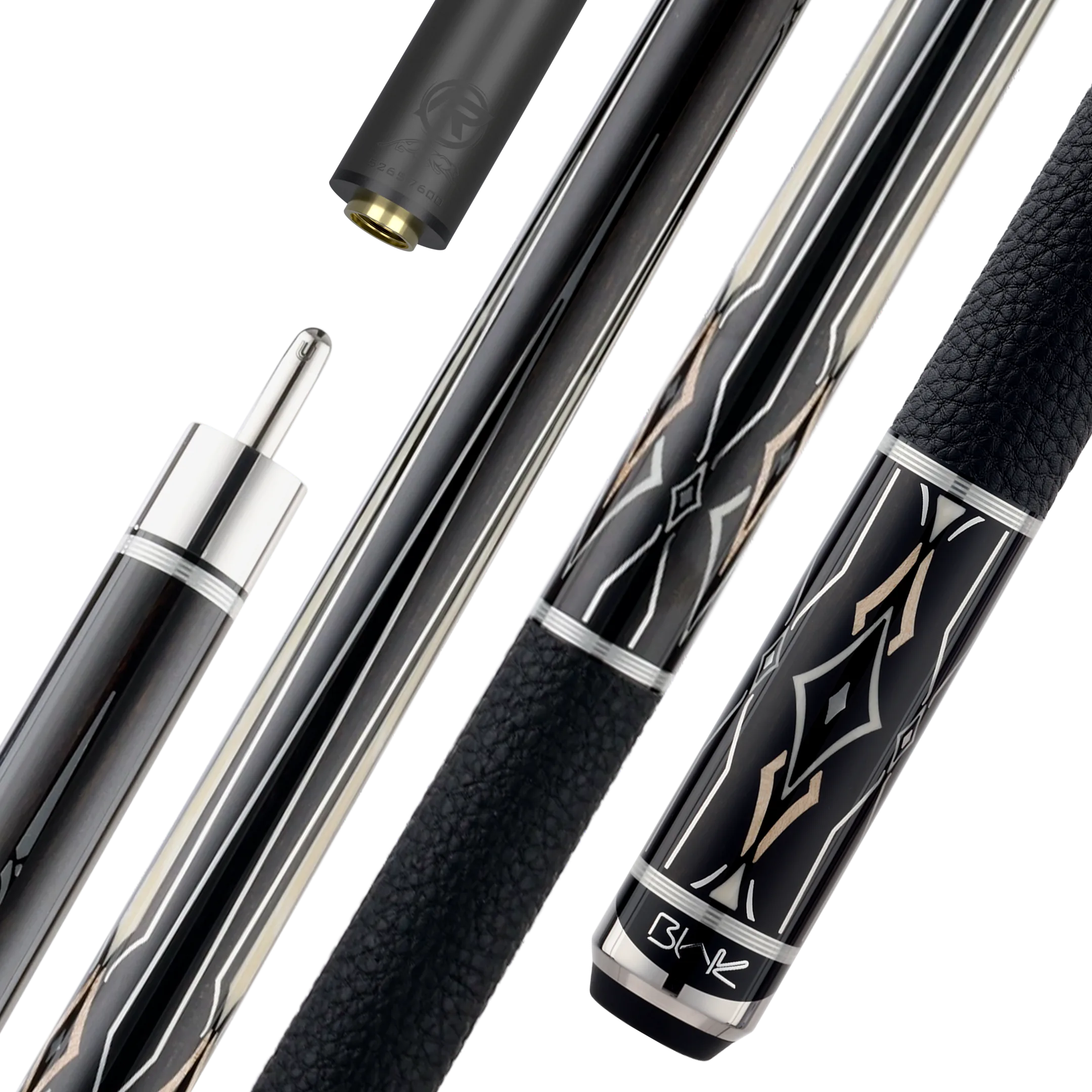 Blak5 2 closeup designs with REVO Carbon shaft