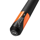 Predator P3 Orange Leather Wrap cue butt