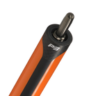 P3 Orange No Wrap pool cue uni-loc pin