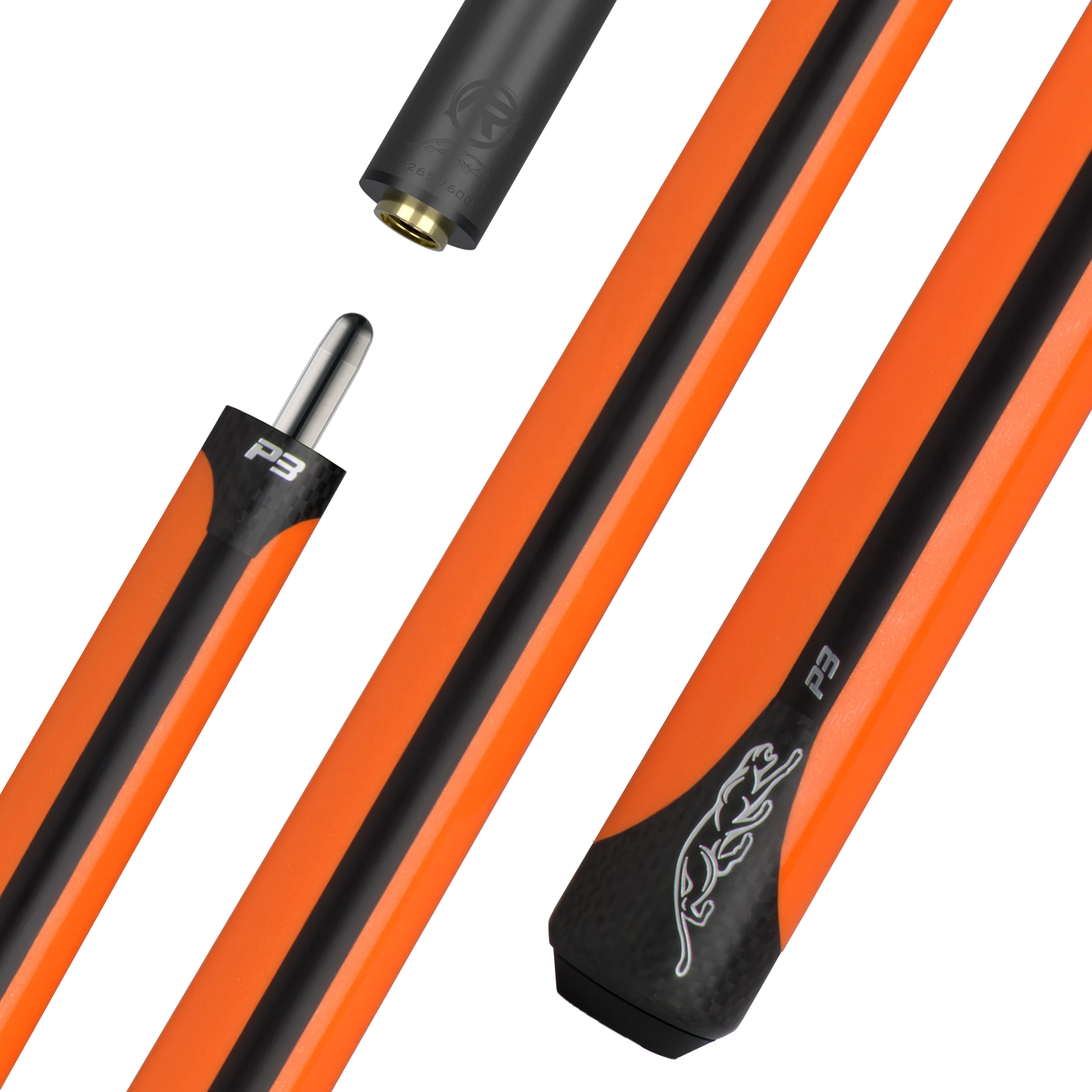 ビリヤード Predator P3 Flare Orange Pool Cue - NW Predator P3 Flare Orange Pool Cue - No Wrap | Billiard Cue Stick