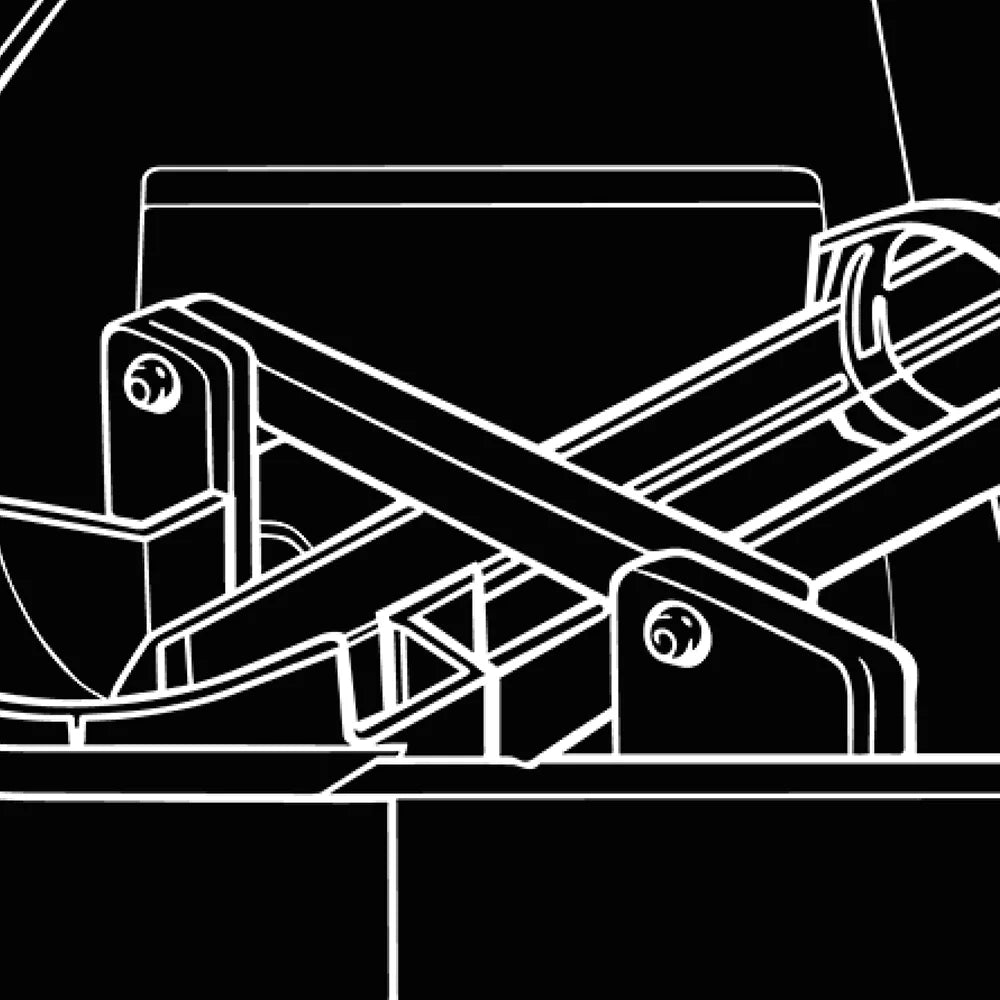 Diagram of the ball return for Apex pool table