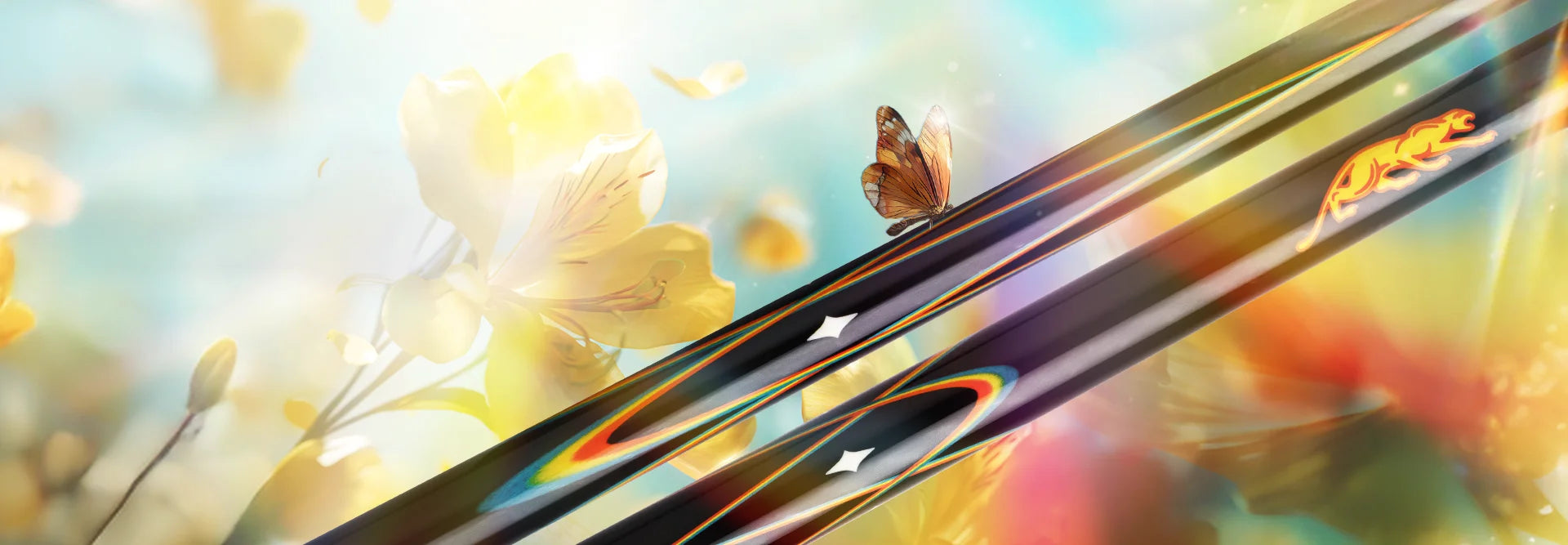 Double Butterfly Desktop Banner