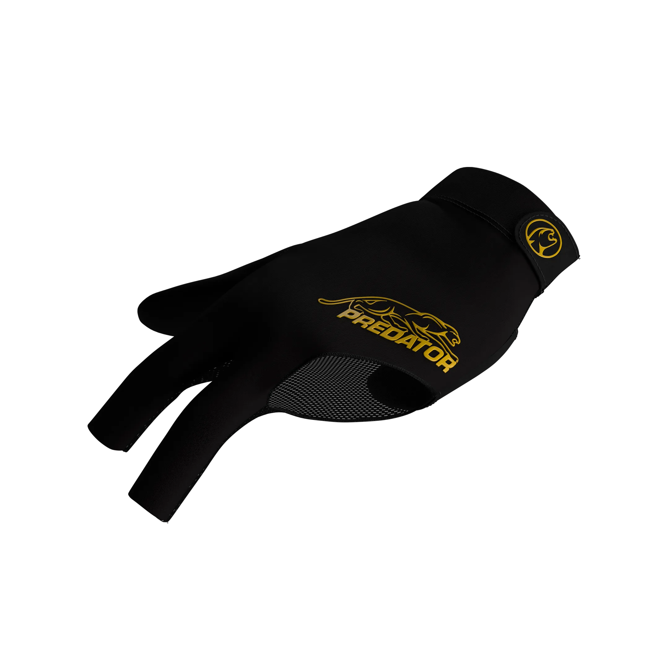 Black glove with yellow Predator logo
