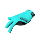Teal glove with black Predator logo and teal cat icon