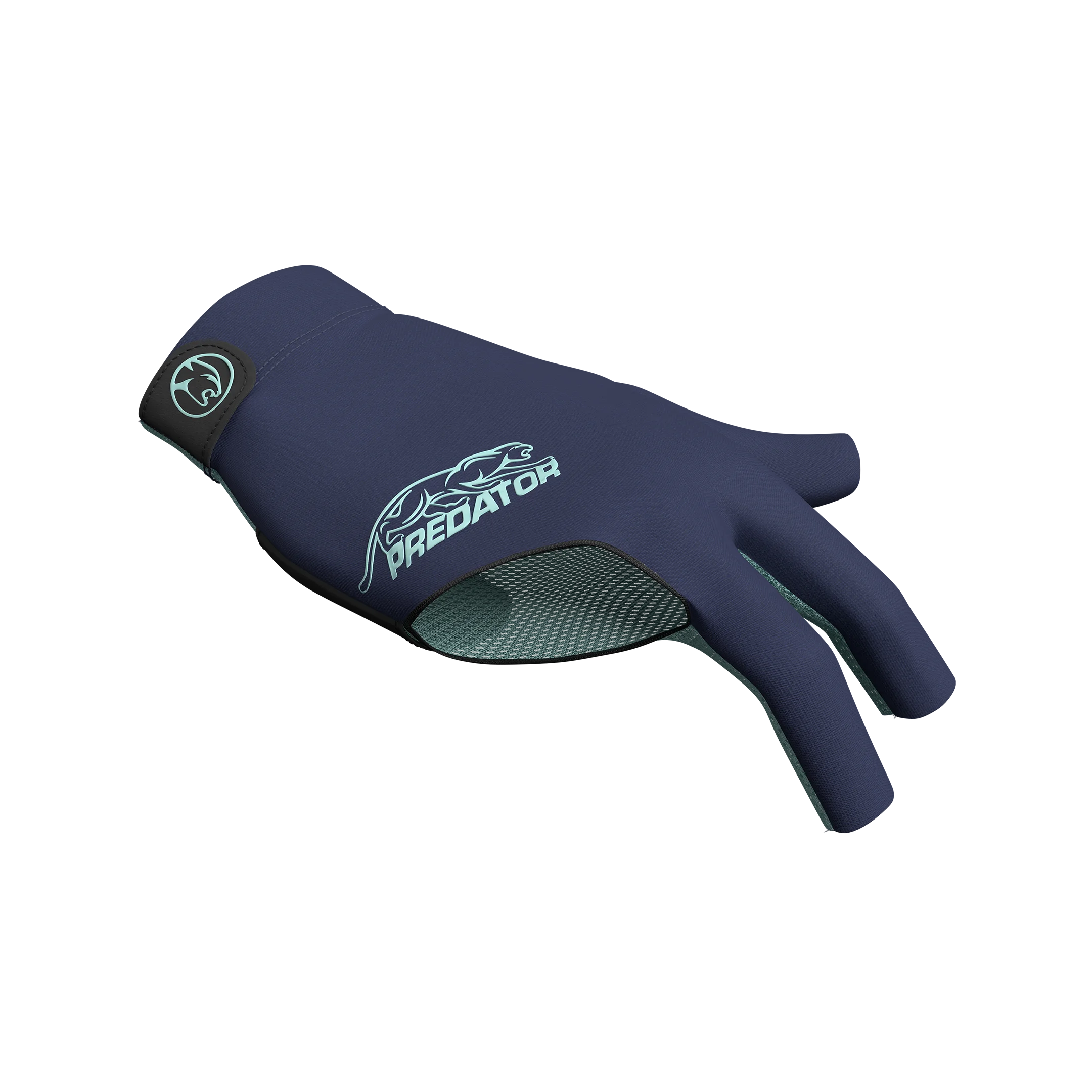 Predator Second Skin Billiard Glove  Blue and Teal Right Hand