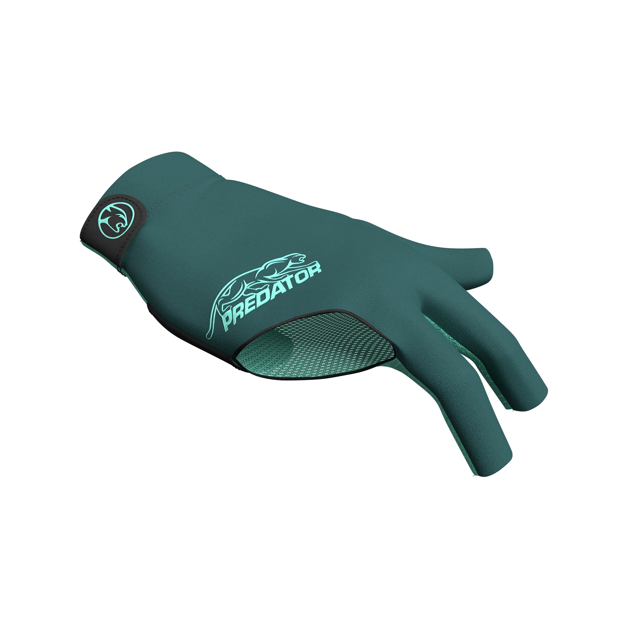 Predator Second Skin Billiard Glove  Green and Teal Right Hand