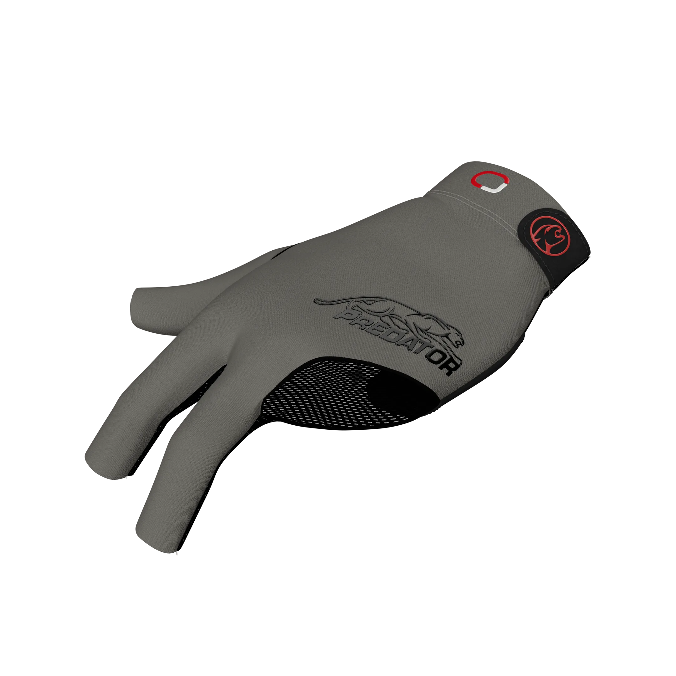 Grey glove with black Predator logo